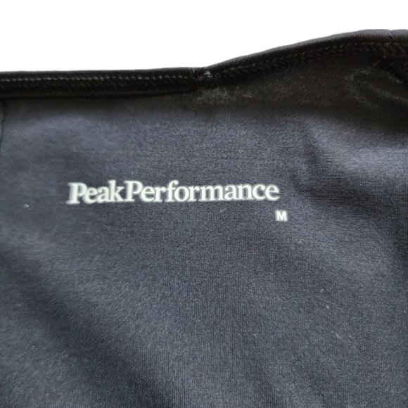 Peak Performance Epic Tee Shirt Black Back Seam Detail Lightweight - Picture 8 of 12
